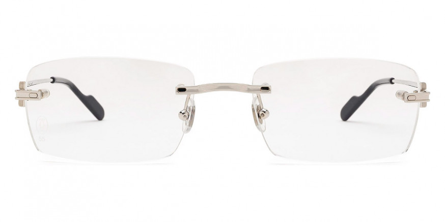 Cartier™ CT0259O 001 55 Silver Eyeglasses
