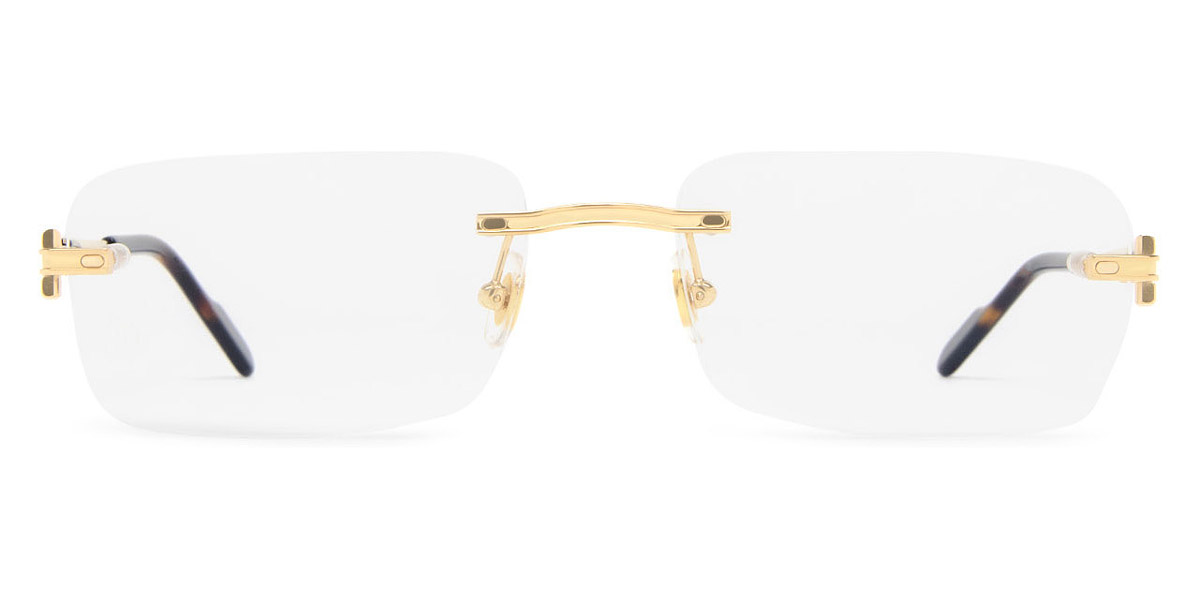 Cartier CT0259O 002 55 Gold Eyeglasses