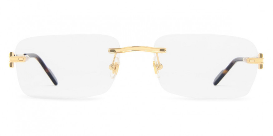 Cartier CT0259O 002 55 Gold Eyeglasses