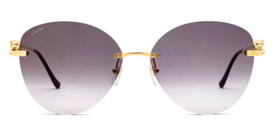 Cartier CT0269S 002 60 Gold Sunglasses