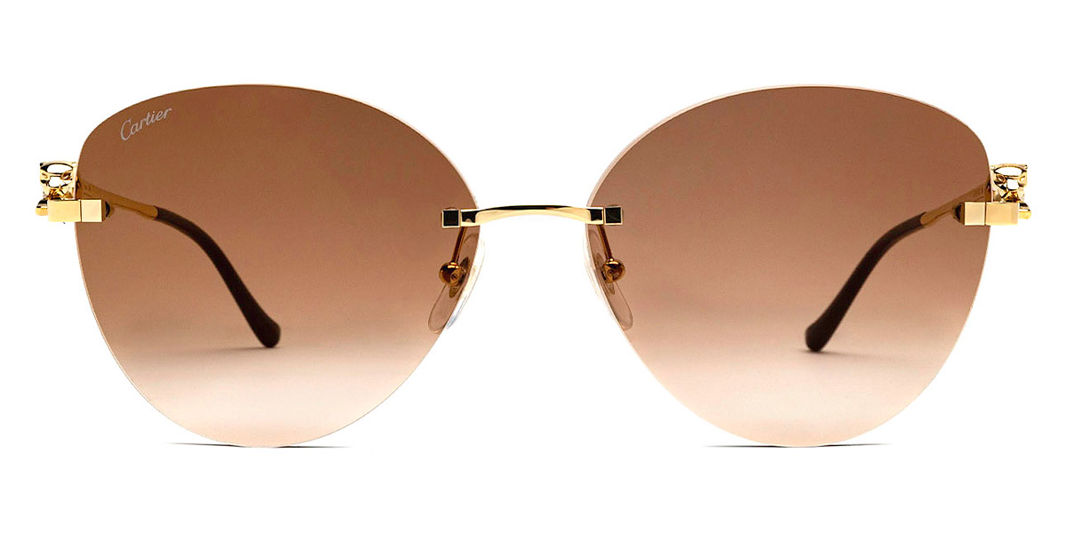 Cartier CT0269S 002 60 Gold Sunglasses