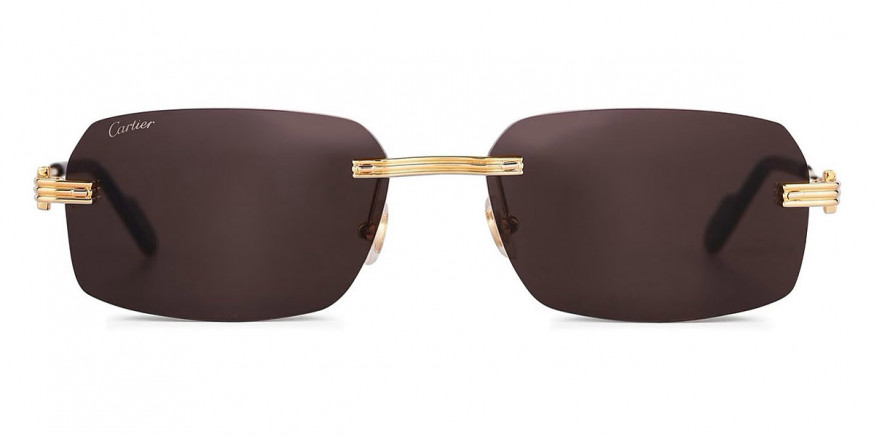 Cartier CT0271S 001 58 Gold Sunglasses