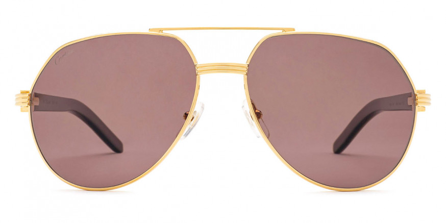 Cartier CT0272S 003 60 Gold White Sunglasses