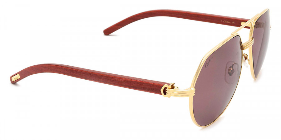 Color: Gold/Burgundy (004) - Cartier CT0272S00460