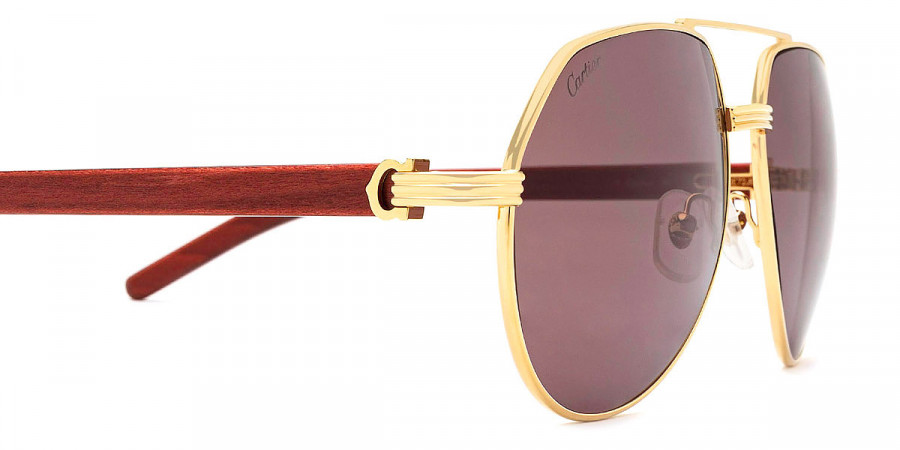 Color: Gold/Burgundy (004) - Cartier CT0272S00460