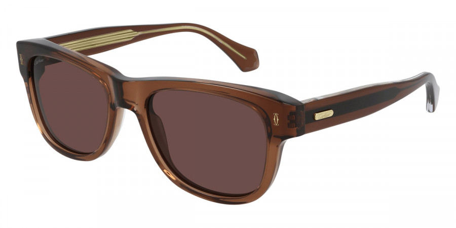 Cartier™ CT0277S 004 55 - Brown C Décor