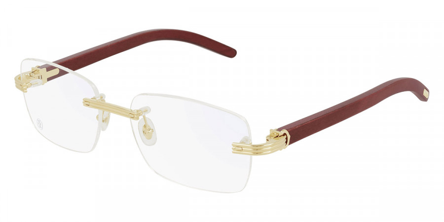 Color: Gold/Burgundy (004) - Cartier CT0286O00456