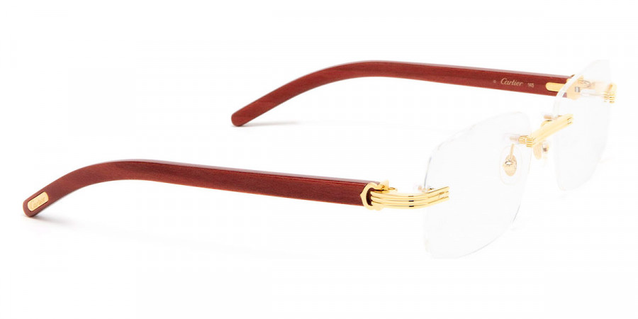 Color: Gold/Burgundy (004) - Cartier CT0286O00456