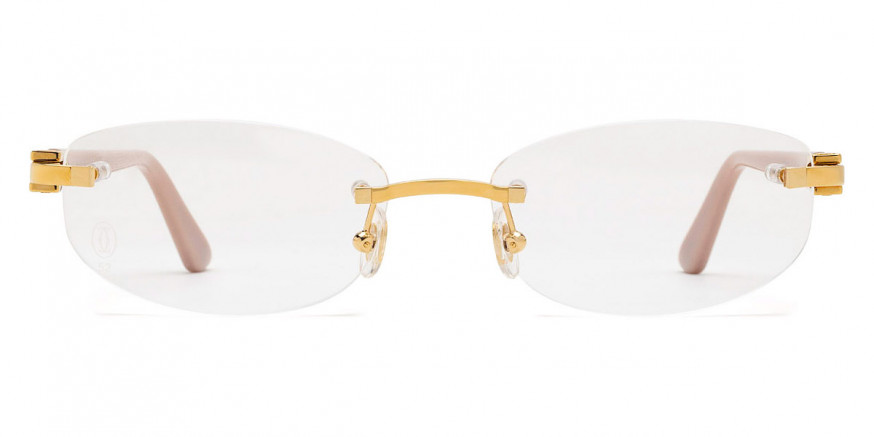 Cartier CT0318O 004 52 Gold Nude Eyeglasses