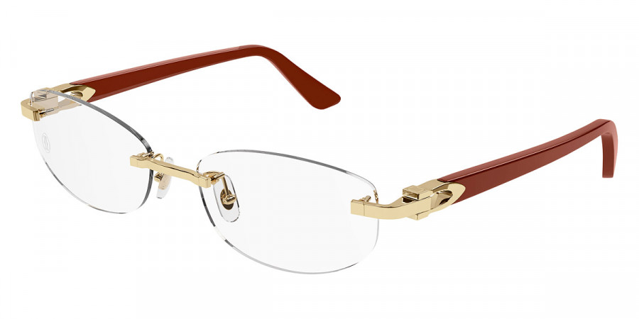 Color: Gold/Burgundy (003) - Cartier CT0318O00352