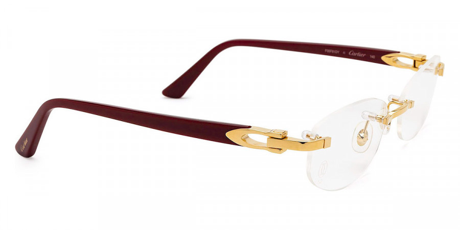 Color: Gold/Burgundy (003) - Cartier CT0318O00352