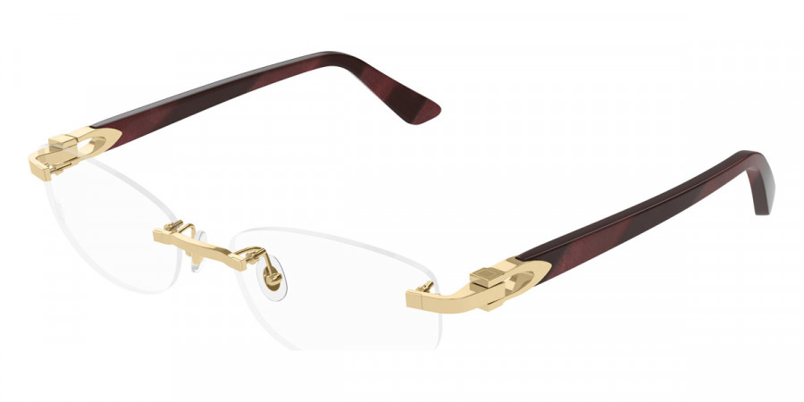 Color: Gold/Burgundy (006) - Cartier CT0318O00652