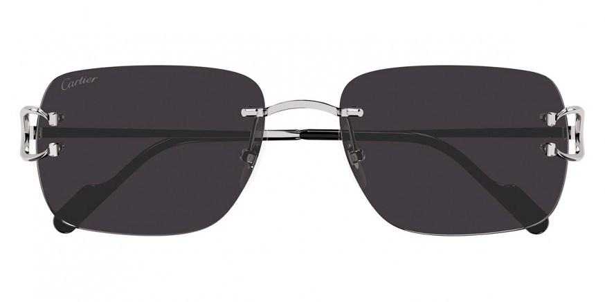 Cartier CT0330S 001 57 Silver Sunglasses