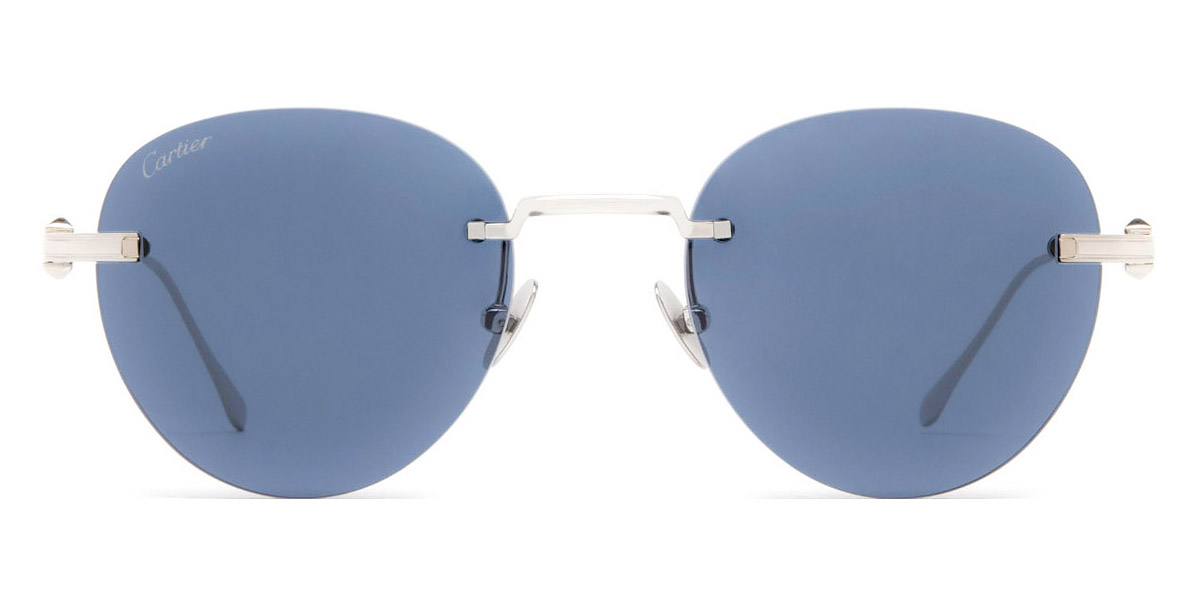 Cartier CT0331S 001 51 Silver Sunglasses