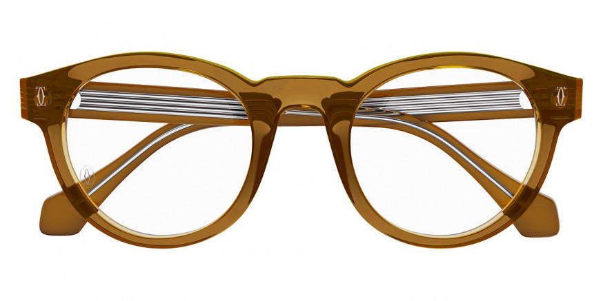 Cartier CT0341O 006 50 Brown Eyeglasses