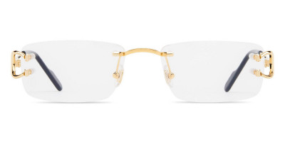 Cartier CT0344O 001 53 Gold Eyeglasses