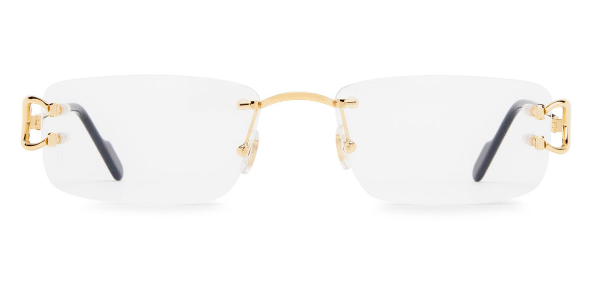 Cartier CT0344O 003 56 Gold Eyeglasses