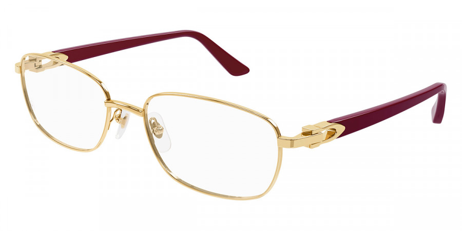 Color: Gold/Burgundy (003) - Cartier CT0368O00352