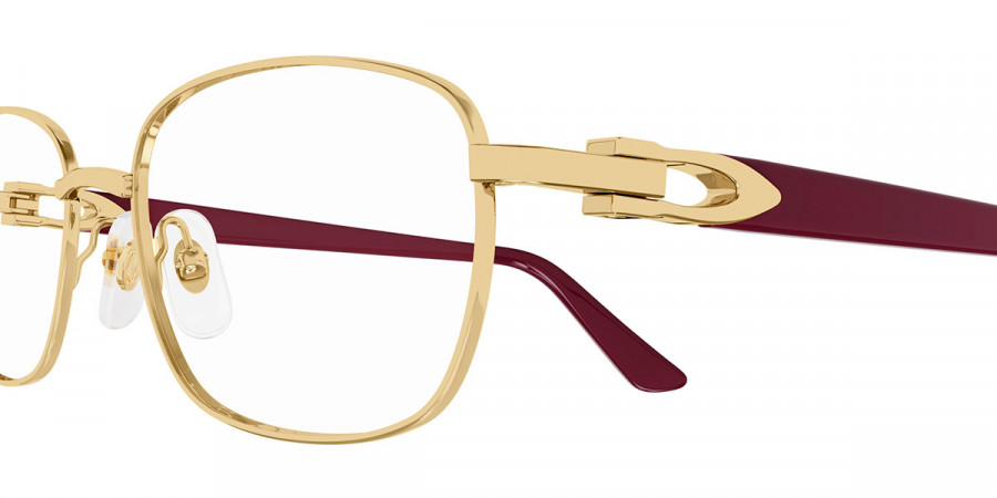 Color: Gold/Burgundy (003) - Cartier CT0368O00352