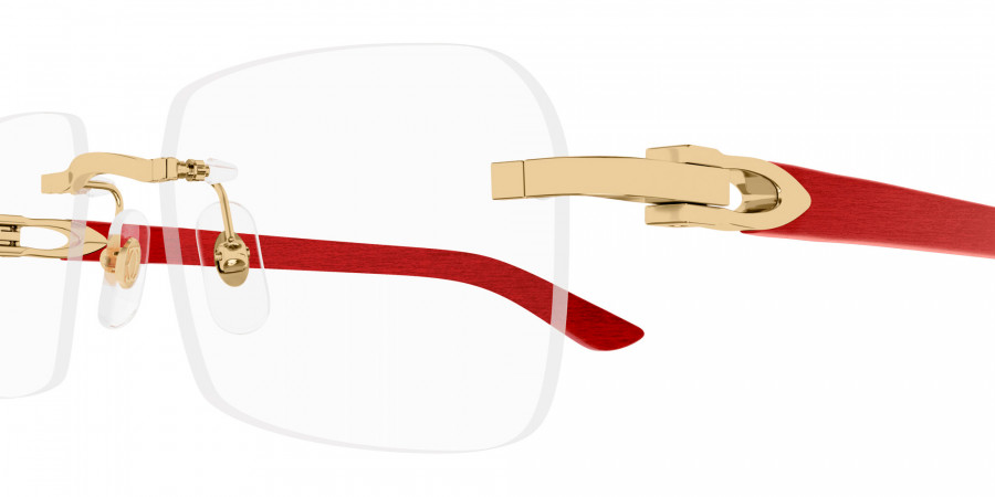 Color: Gold/Red (003) - Cartier CT0453O00356