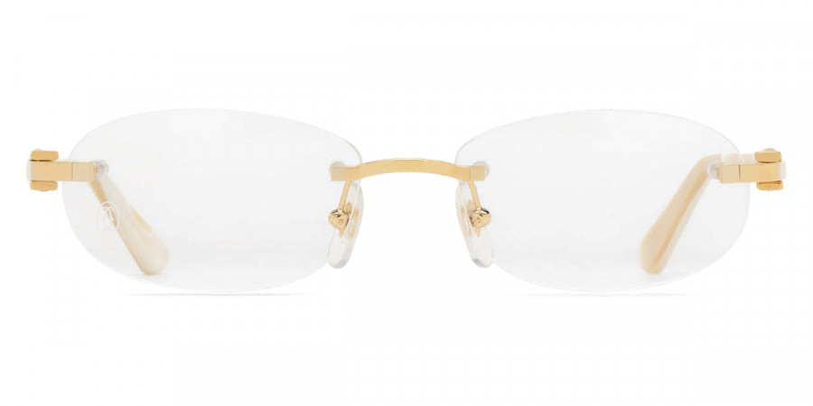 Cartier™ CT0455OJ 003 52 - Gold/Ivory C Décor