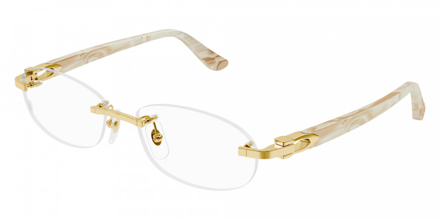 Color: Gold/Ivory (003) - Cartier CT0455OJ00352