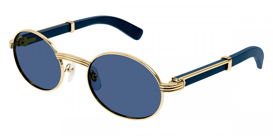 Color: Gold/Blue (008) - Cartier CT0464S00855