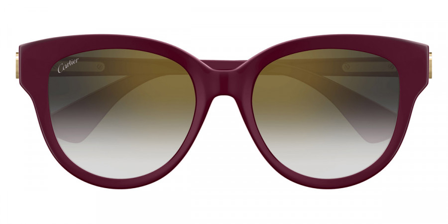 Cartier™ CT0506SA 003 55 - Burgundy C Décor