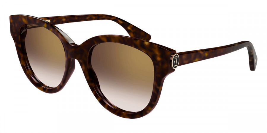 Color: Havana (002) - Cartier CT0506SA00255