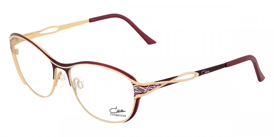 Color: Bordeaux/Gold (004) - Cazal CAZ128200456