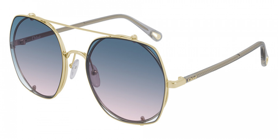 Color: Gold/Gray (002) - Chloé CH0042S00256