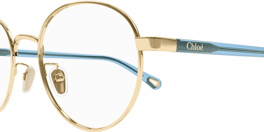 Color: Gold/Light-Blue (005) - Chloé CH0216OA00552