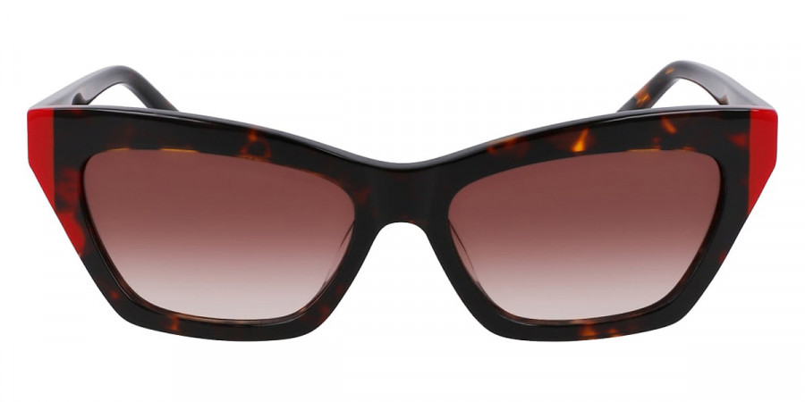 DKNY™ DK547S 237 55 - Dark Tortoise/Red