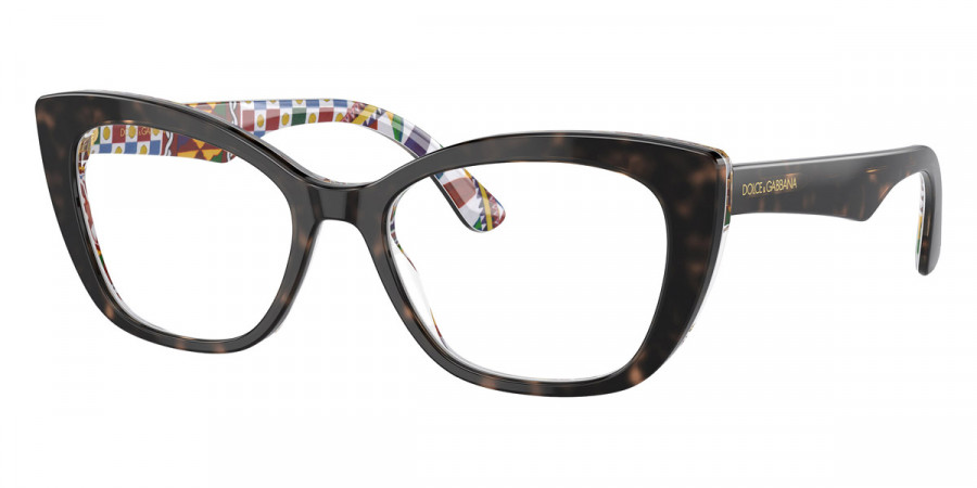 Color: Havana on White Barrow (3217) - Dolce & Gabbana DG3360321754