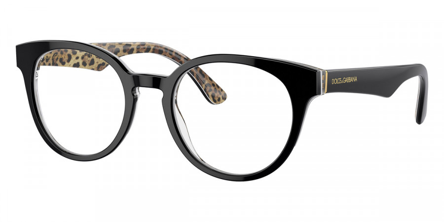 Color: Black on Leo Brown (3299) - Dolce & Gabbana DG3361329948