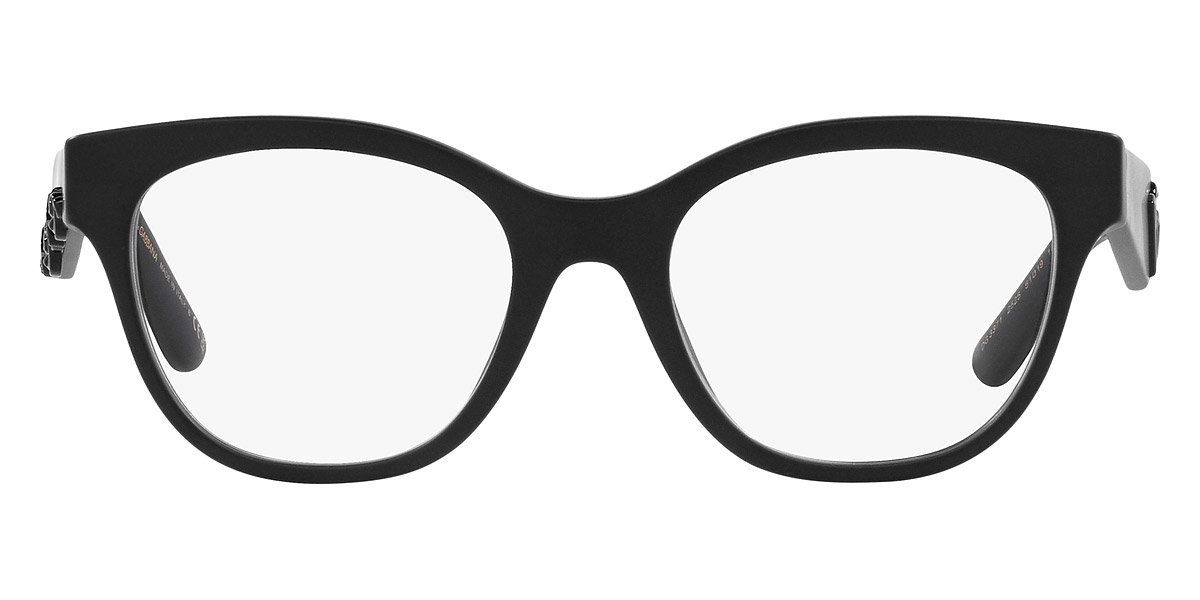 Dolce & Gabbana™ DG3371 2525 53 Matte Black Eyeglasses