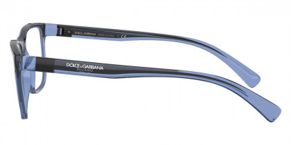 Dolce & Gabbana™ DG5053 3258 54 Transparent Blue/Black Eyeglasses