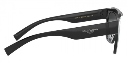 Dolce & Gabbana™ Viale Piave 20 DG6125 501/6G 35 Black Sunglasses