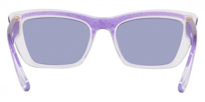 Dolce & Gabbana™ DG6171 33531A 54 Transparent/Violet Glitter Sunglasses