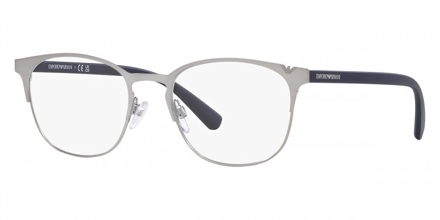 Color: Matte Silver and Matte Blue (3349) - Emporio Armani EA1059334951