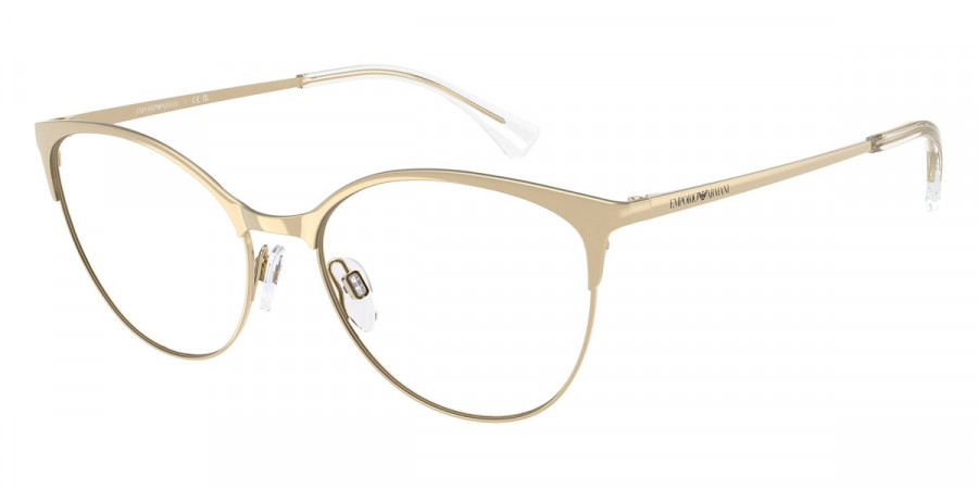 Emporio Armani™ EA1087 3013 54 - Shiny Pale Gold