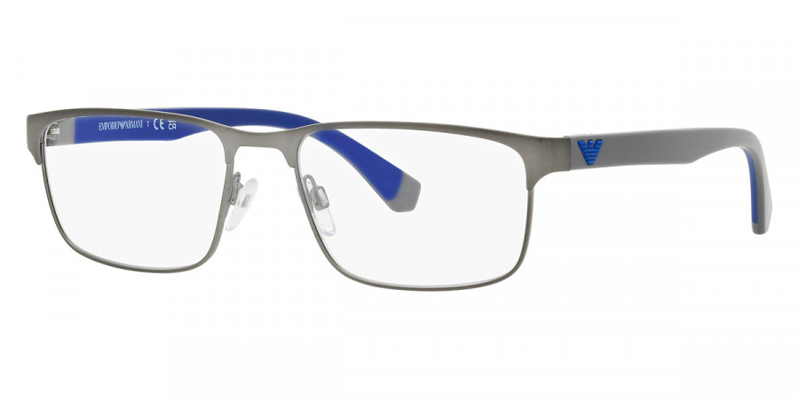 Color: Matte Gunmetal and Matte Gray/Blue (3095) - Emporio Armani EA1105309556