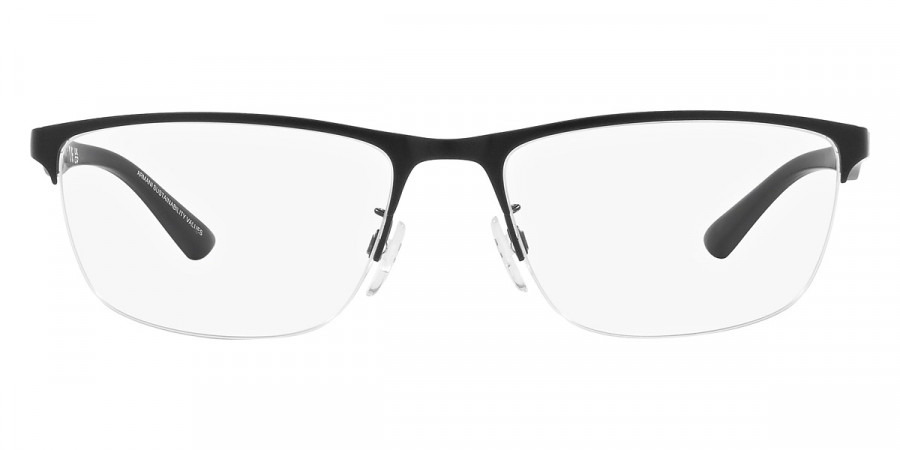 Emporio Armani™ EA1142 3001 56 - Matte Black and Aluminium