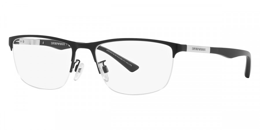 Color: Matte Black and Aluminium (3001) - Emporio Armani EA1142300156