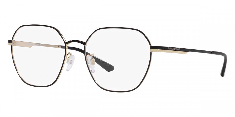 Color: Shiny Black/Pale Gold (3014) - Emporio Armani EA1145D301455