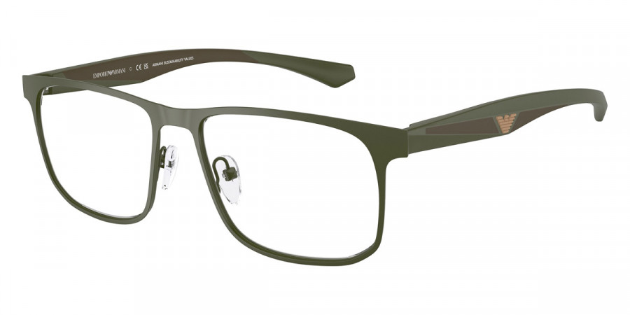 Emporio Armani™ EA1163 3388 53 - Matte Green/Green Rubber