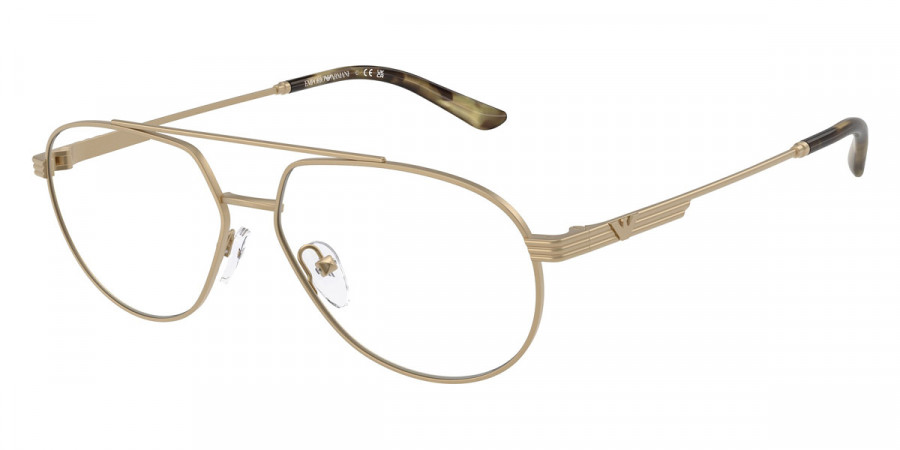 Emporio Armani™ EA1165 3002 56 - Matte Pale Gold