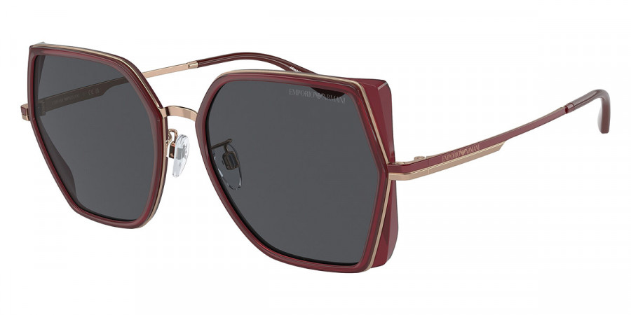 Emporio Armani™ EA2142D 333487 56 - Shiny Rose Gold/Opal Bordeaux