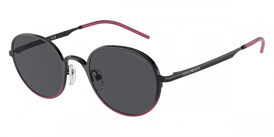 Emporio Armani™ EA2151 337487 48 - Shiny Black/Fuchsia Dark Gray