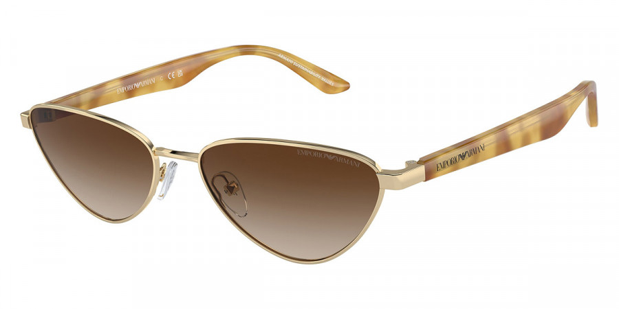 Emporio Armani™ EA2153 301313 56 - Shiny Pale Gold/Shiny Havana Honey